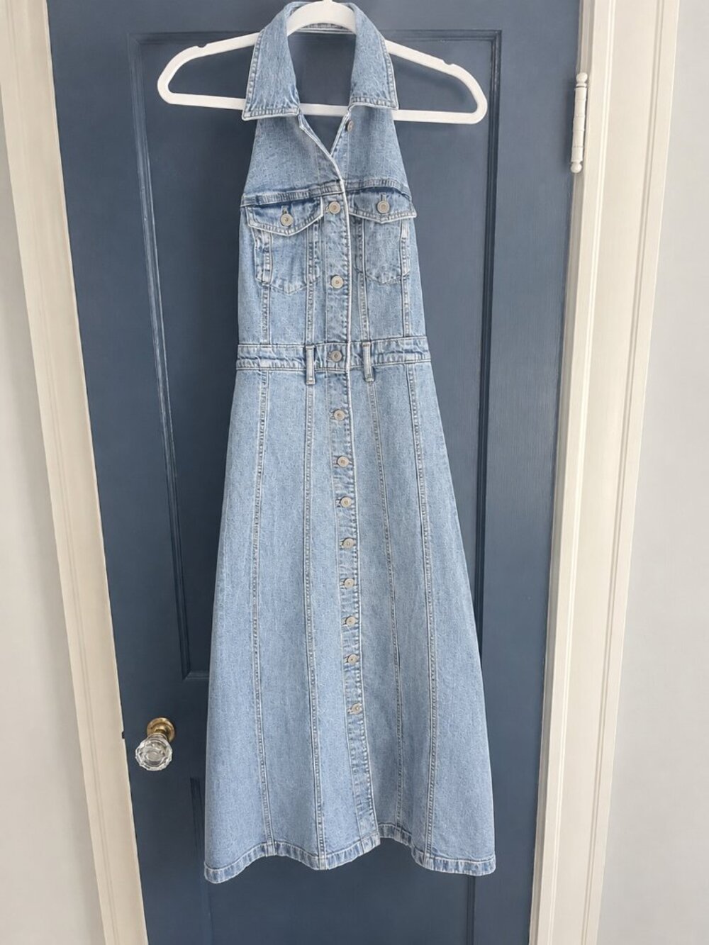 GAP Denim Halter Midi Dress – NWT – Size XXS